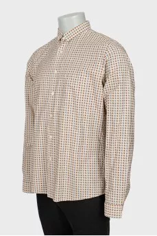 Men's printed fitted shirt