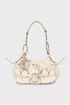 Vintage leather shoulder bag