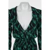 Fitted V-Neck Dress