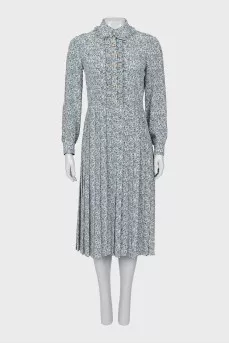 Fitted silk dress