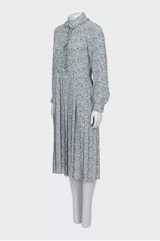 Fitted silk dress