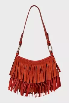 Vintage fringe shoulder bag