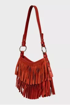 Vintage fringe shoulder bag