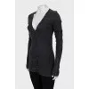 Cashmere and silk cardigan with buttons