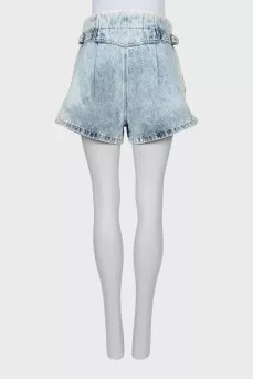 Fitted Denim Shorts