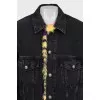 Oversized insulated denim jacket