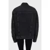 Oversized insulated denim jacket