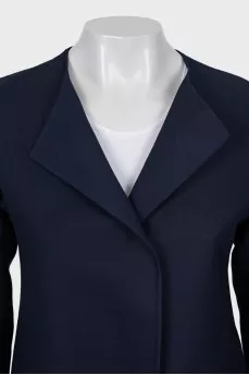 Blue loose fit cardigan