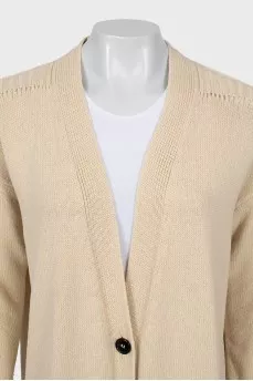 Loose fit cardigan with buttons