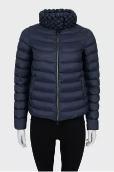 A mock jacket with zippers on the side