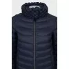 A mock jacket with zippers on the side