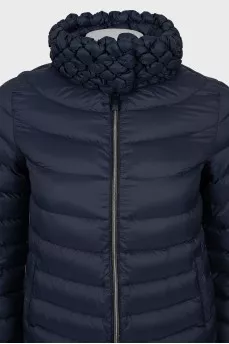 A mock jacket with zippers on the side