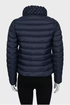 A mock jacket with zippers on the side