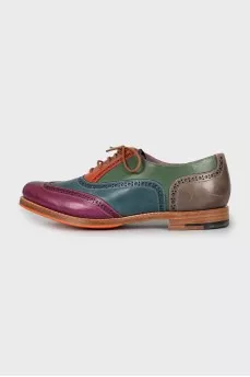 Leather lace-up brogues