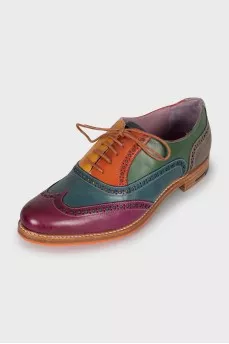 Leather lace-up brogues