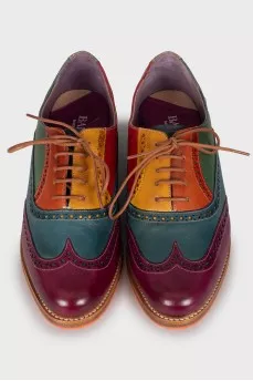 Leather lace-up brogues