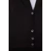 Slim fit wool vest with tag