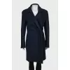 Single-breasted coat with pockets