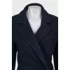 Single-breasted coat with pockets