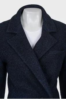 Single-breasted coat with pockets