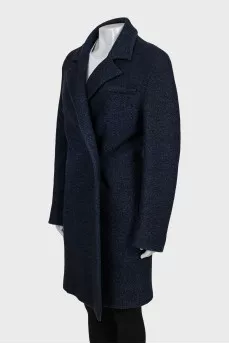 Single-breasted coat with pockets