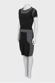 Cashmere dress with tag