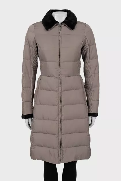 Brown fitted jacket