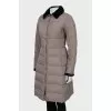 Brown fitted jacket