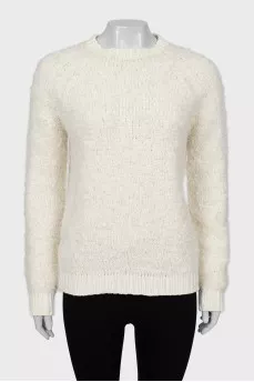 White tapered jumper