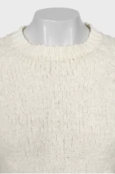 White tapered jumper