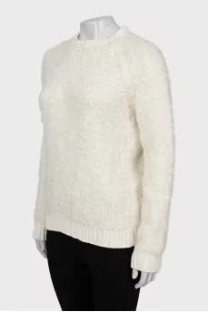 White tapered jumper