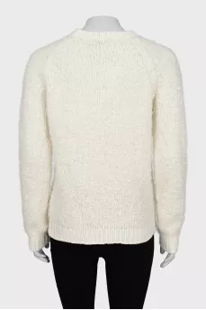 White tapered jumper