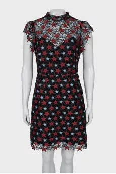 Black lace dress