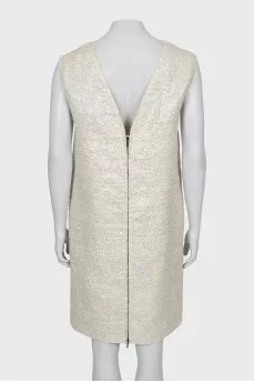 Linen dress straight cut