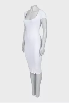 Ribbed Bodycon Dress with Tag