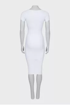 Ribbed Bodycon Dress with Tag
