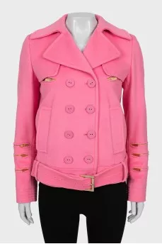 Short wool coat