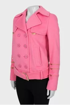 Short wool coat