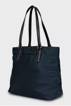 Textile shoulder bag