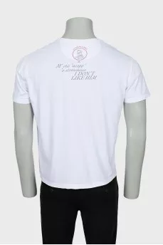 Men's white t-shirt