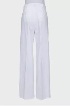 White trousers with arrows