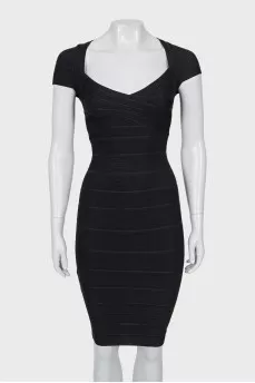 Black bandage dress