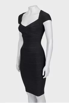 Black bandage dress