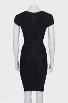 Black bandage dress
