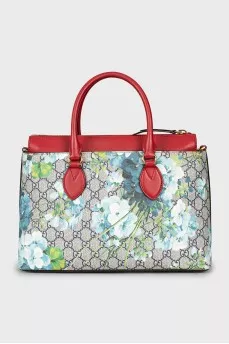 Canvas bag with signature print