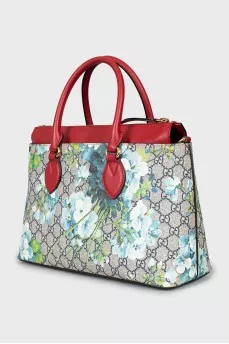 Canvas bag with signature print