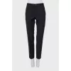 Men's wool trousers with arrows