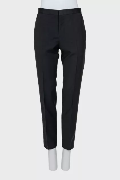 Men's wool trousers with arrows