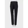 Men's wool trousers with arrows
