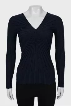 Dark blue tapered long sleeve